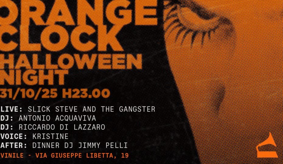 flyer halloween 2025 vinile roma