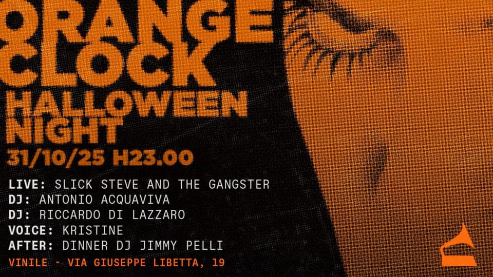 flyer halloween 2025 vinile roma