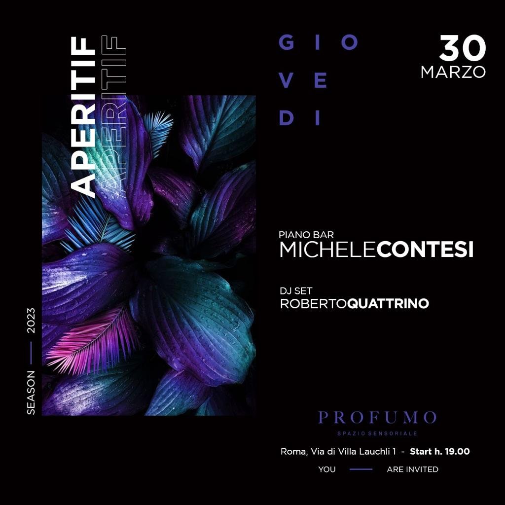 Profumo Spazio Sensoriale giovedì 30 aprile 2023