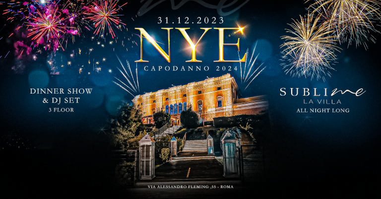 sublime la villa capodanno