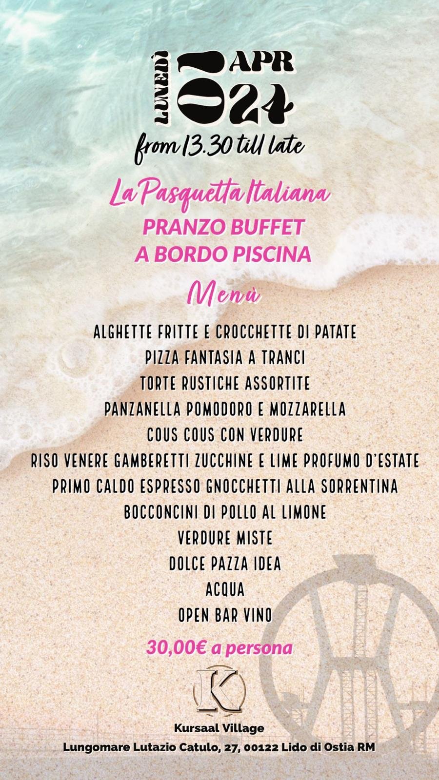 Pasquetta al Kursaal di Ostia