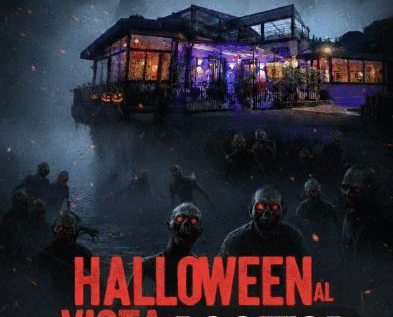 flyer halloween 2025 al vista wine bar