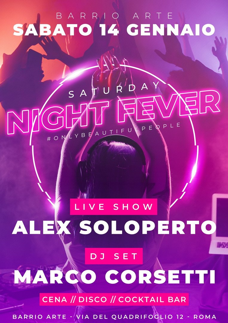 Barrio Arte - Cena Aperitivo e Discoteca anni 80 e 90