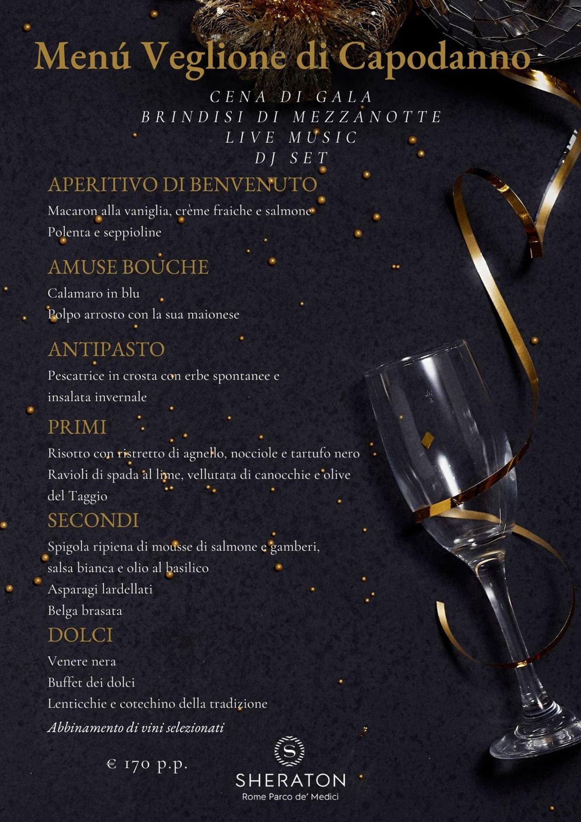 Capodanno 2027 allo Sheraton Parco de' Medici