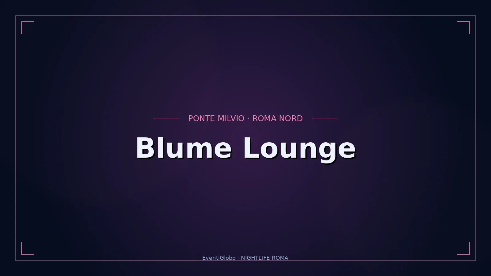 Halloween 2026 al Blume Lounge Roma