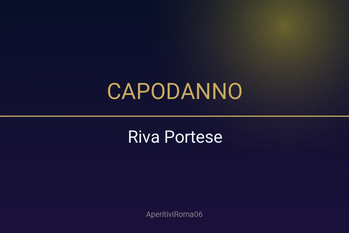 Capodanno 2027 al Riva Portese