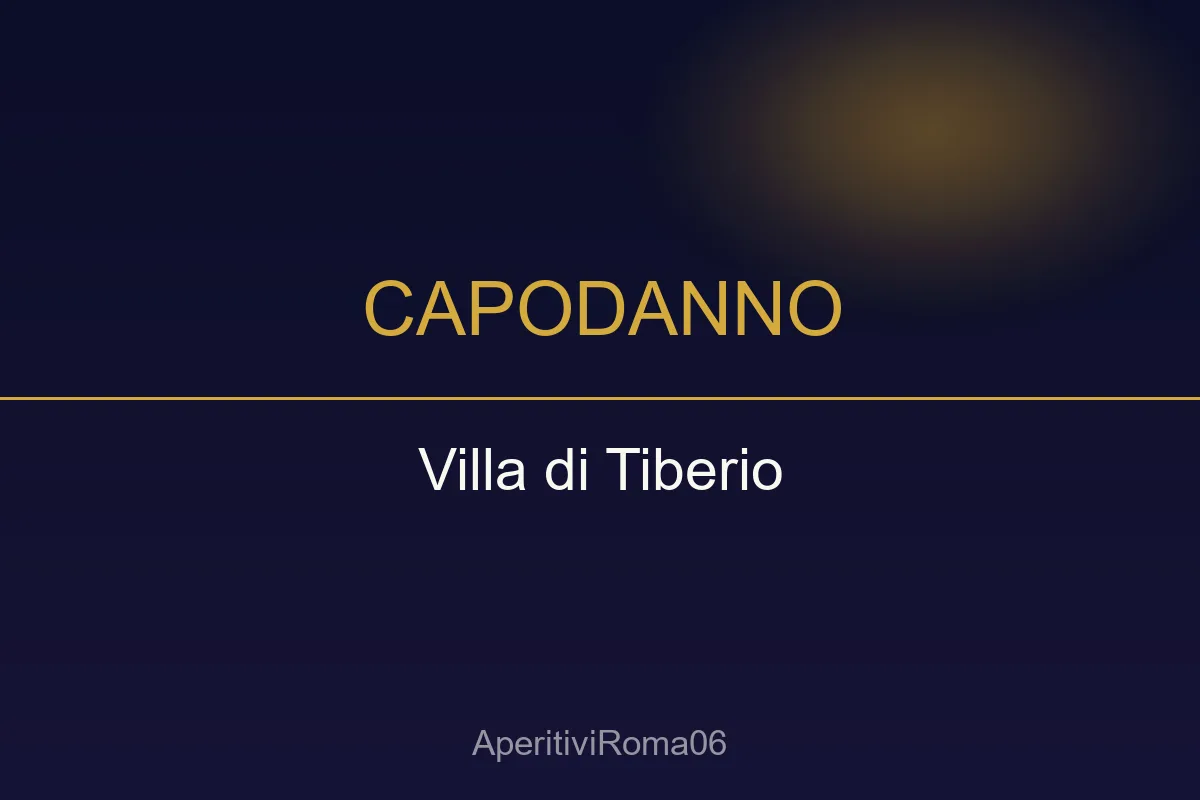 Capodanno 2027 alla Villa di Tiberio, Ostia
