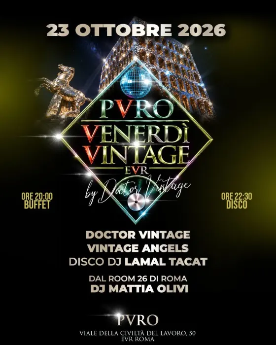 Puro Eur (PVRO) — Ristorante e Serate Anni 80-90