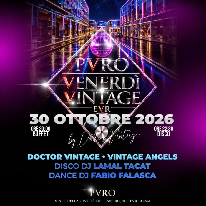 Puro Eur (PVRO) — Ristorante e Serate Anni 80-90