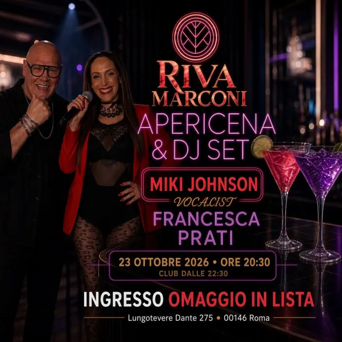 Riva Marconi - Cena Spettacolo e Discoteca sul Lungotevere